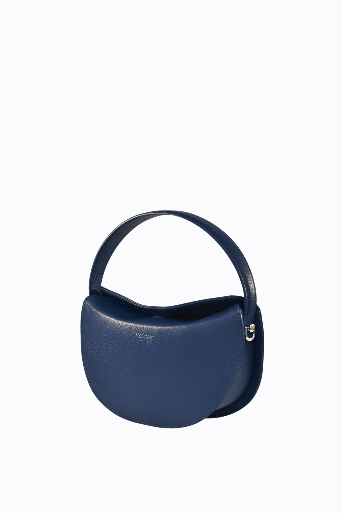 Borsa Danielle in pelle Togo Blu Navy