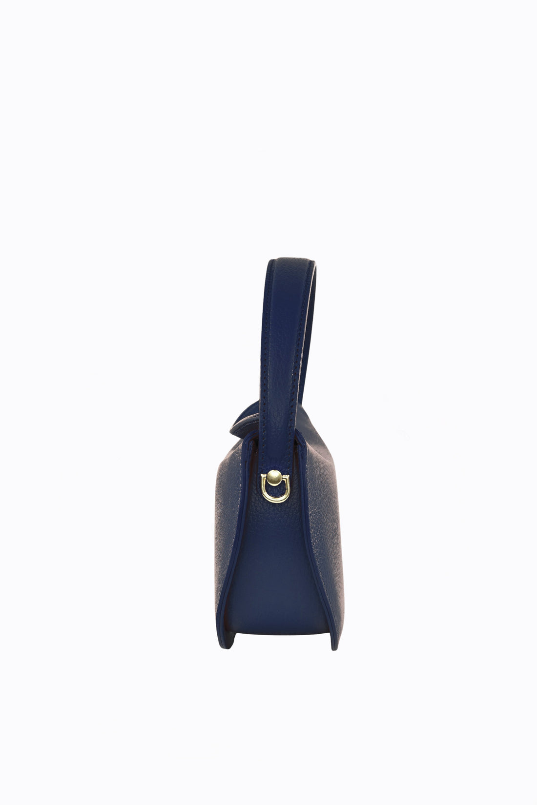 Borsa Danielle in pelle Togo Blu Navy