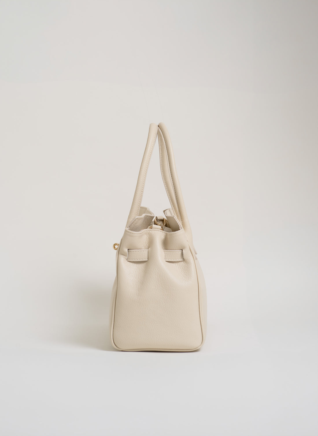 Borsa Burry in pelle Togo Beige