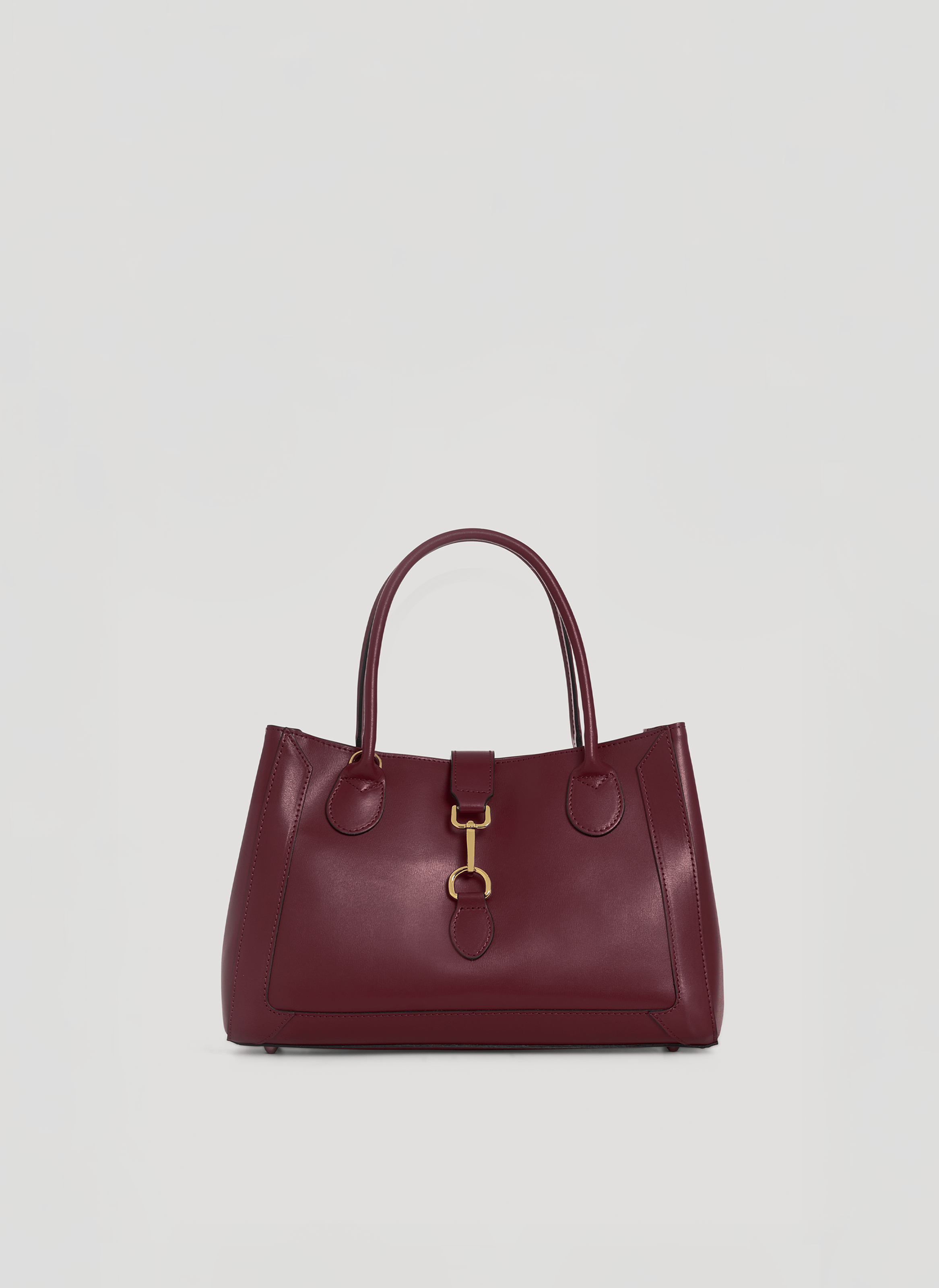 Borsa Chloe micro in pelle spazzolata Borgogna - Voemièn