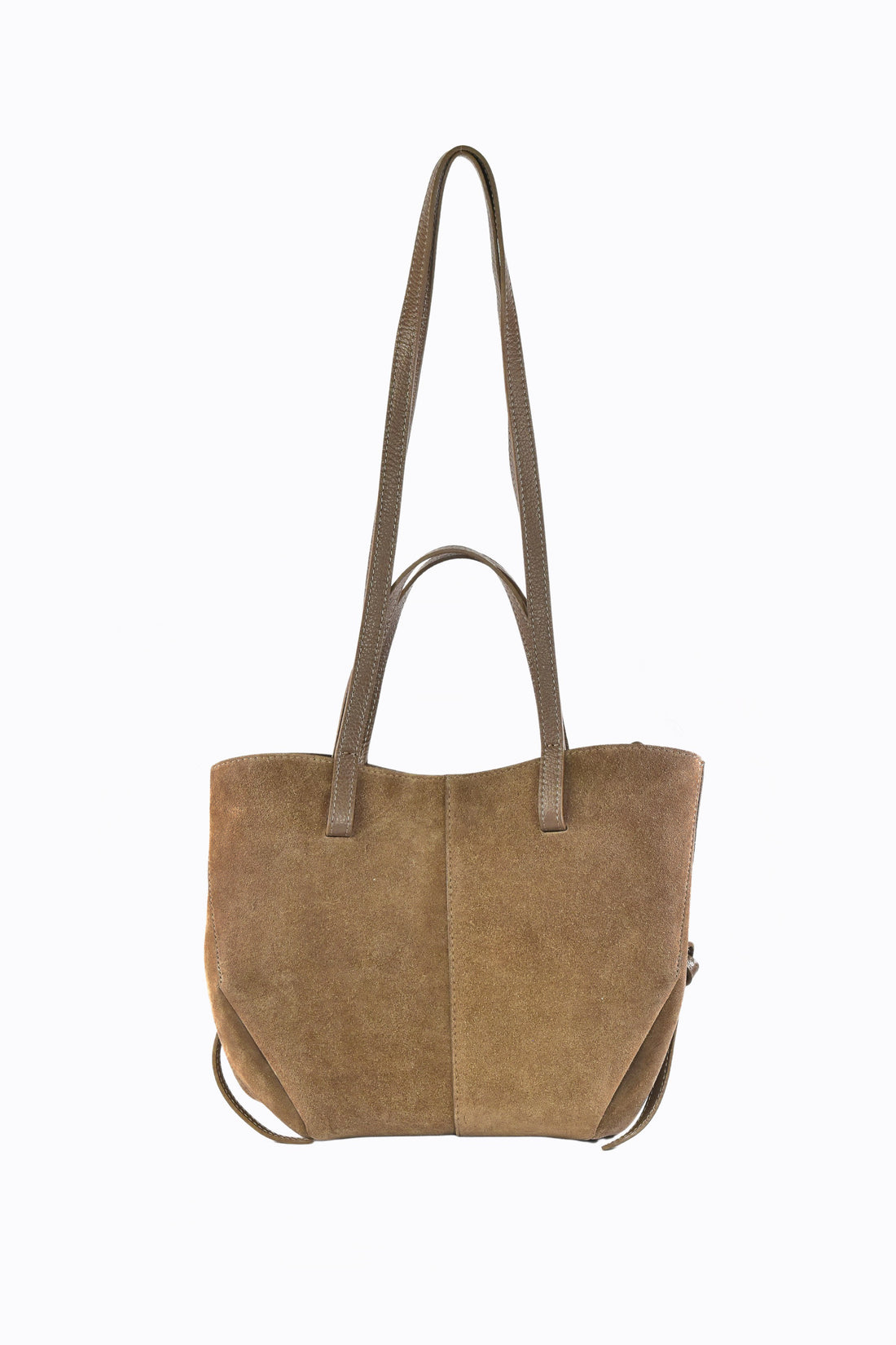 Borsa Charlotte in Camoscio Taupe