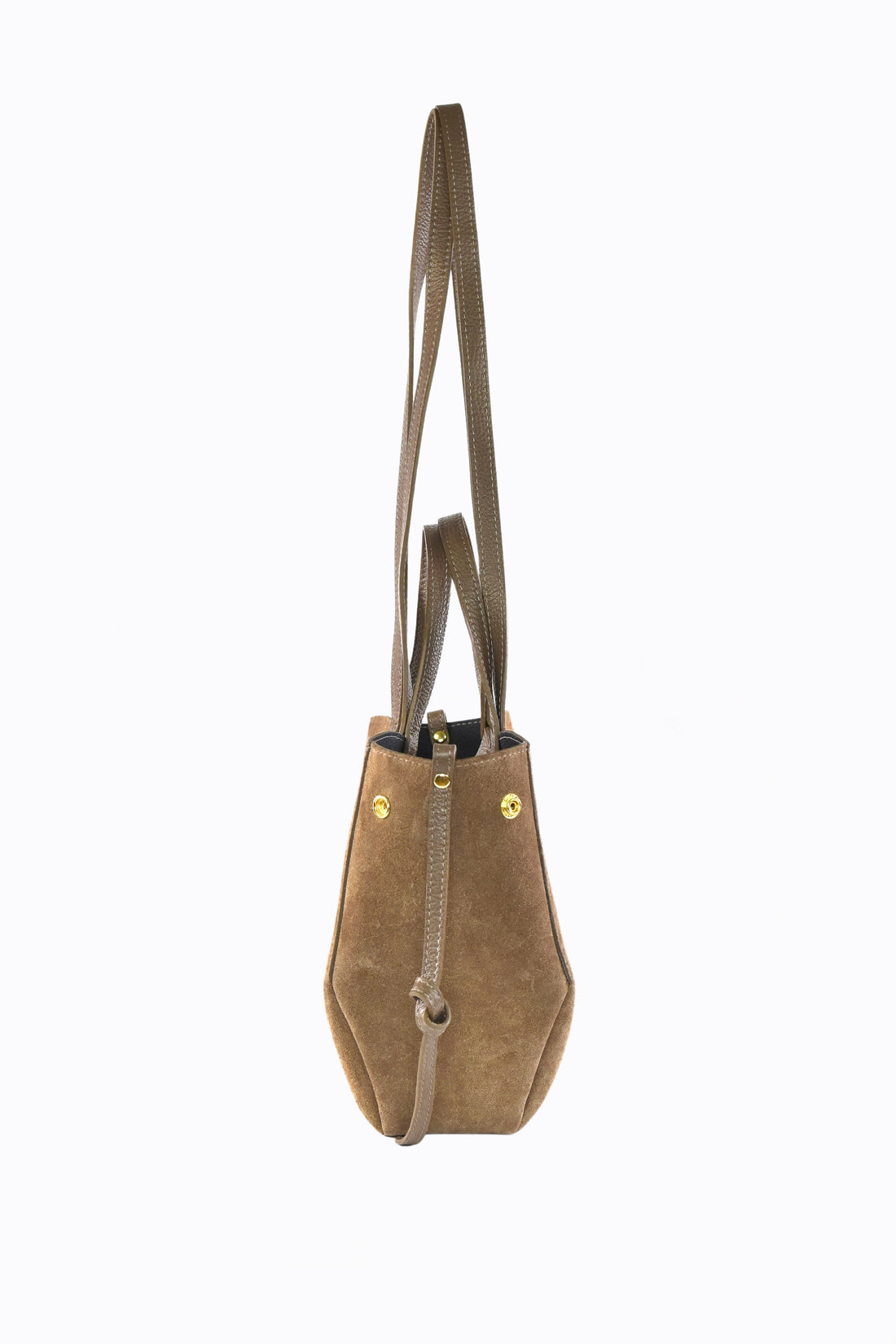 Borsa Charlotte in Camoscio Taupe