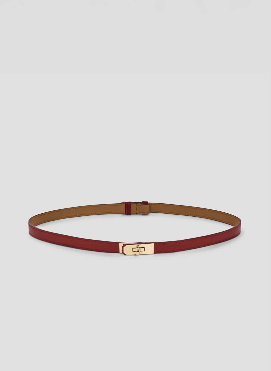 Cintura Baronne in pelle Borgogna - Voemièn