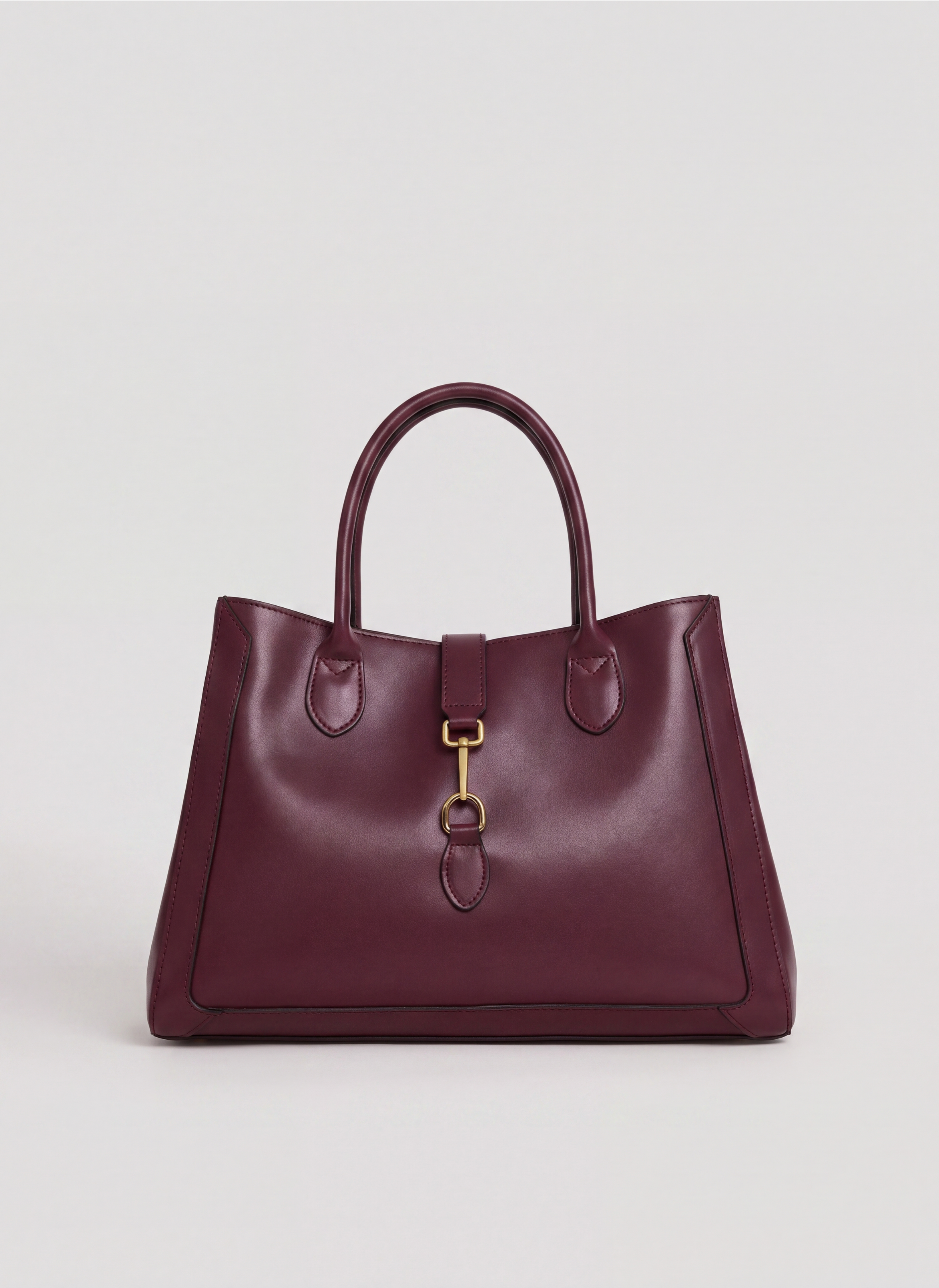 Borsa Chloe in pelle spazzolata Borgogna - Voemièn
