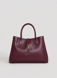 Borsa Chloe in pelle spazzolata Borgogna