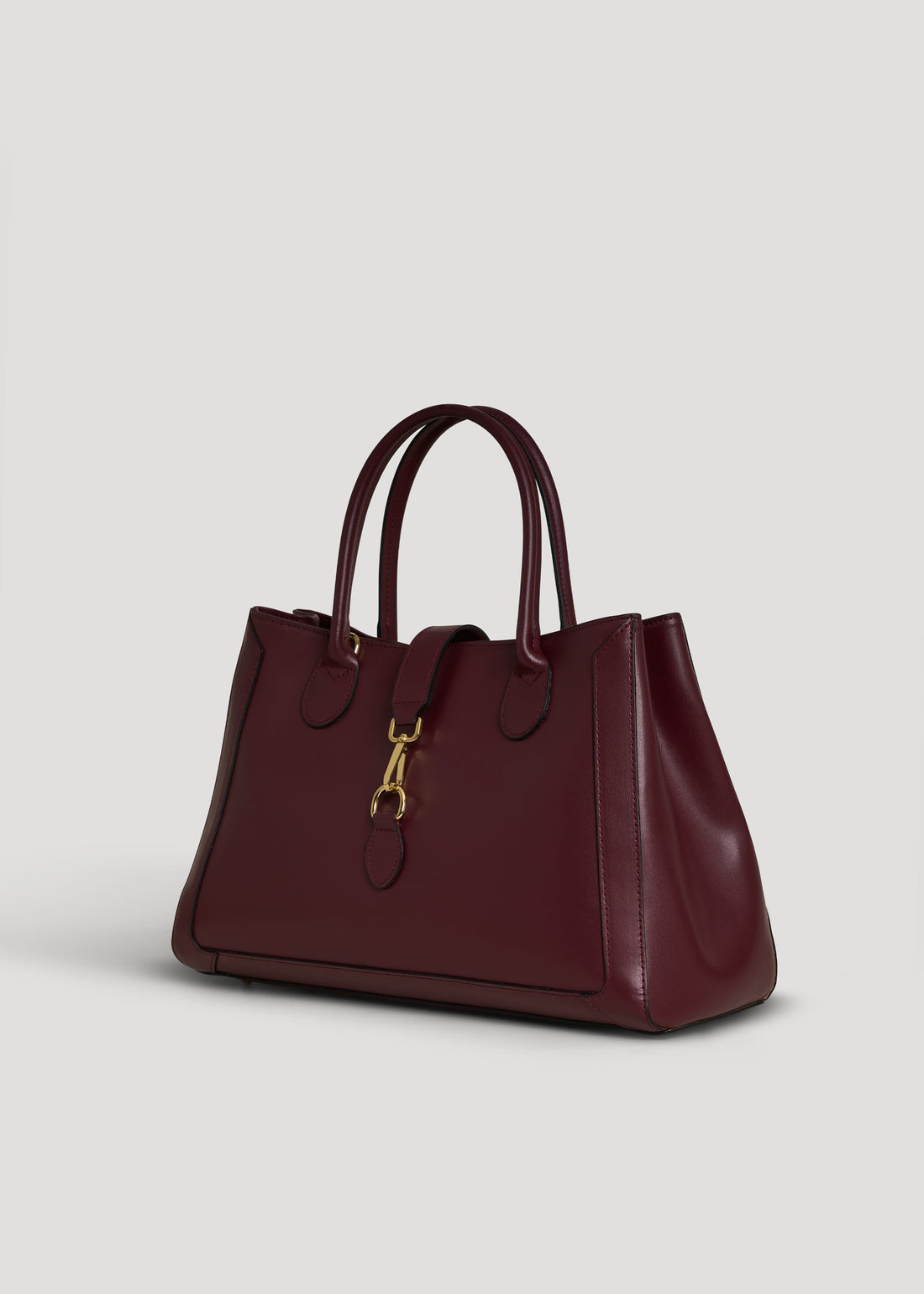 Borsa Chloe in pelle spazzolata Borgogna - Voemièn
