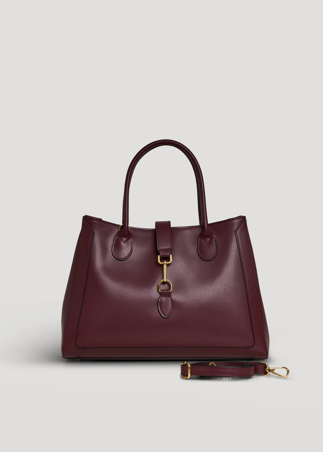 Borsa Chloe in pelle spazzolata Borgogna - Voemièn