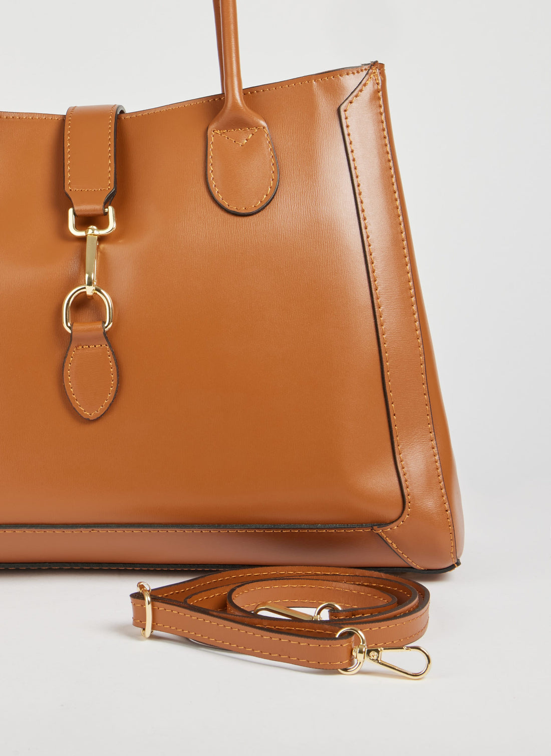 Borsa Chloe in pelle spazzolata Cuoio - Voemièn
