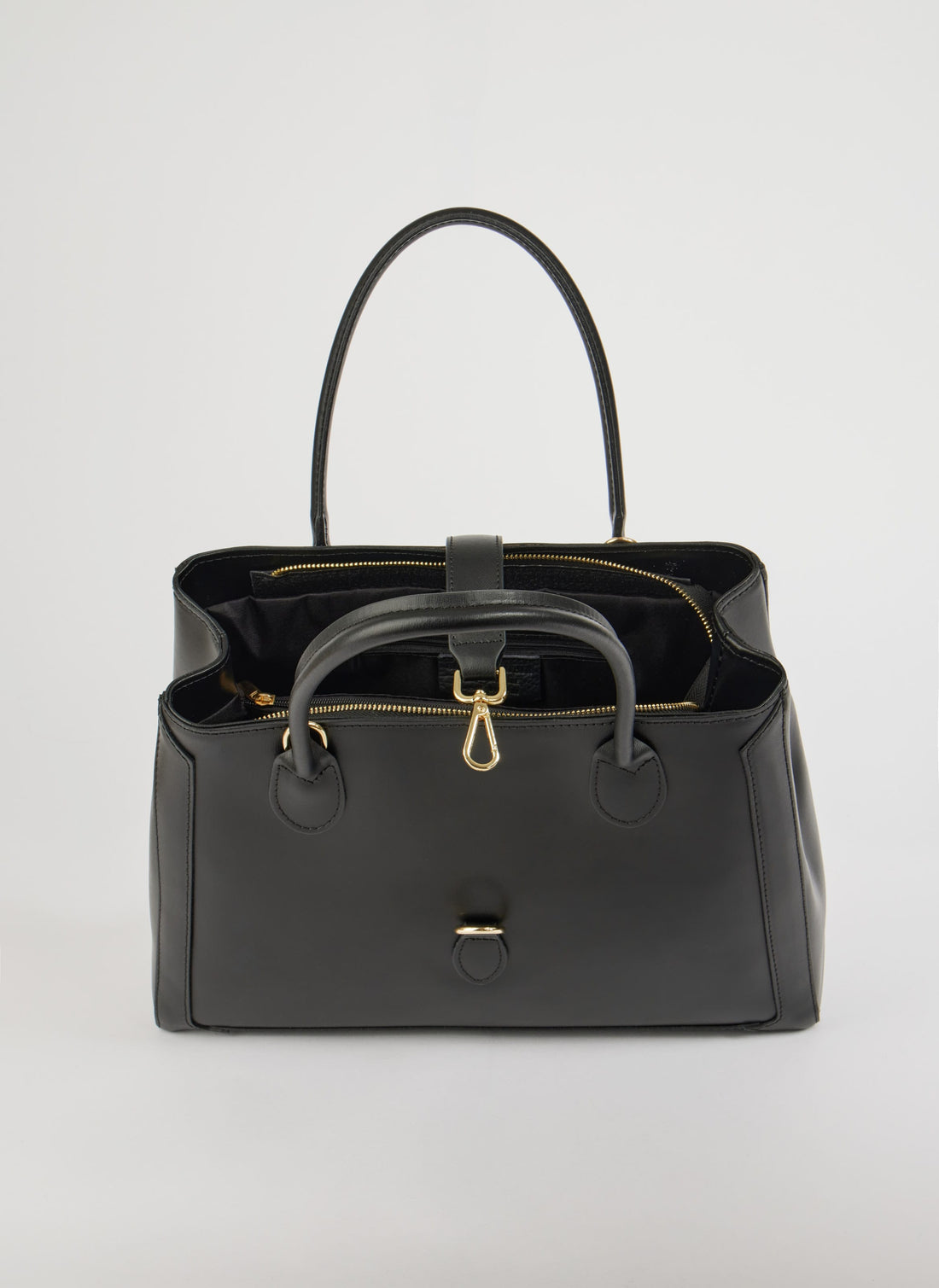Borsa Chloe in pelle spazzolata Nera - Voemièn
