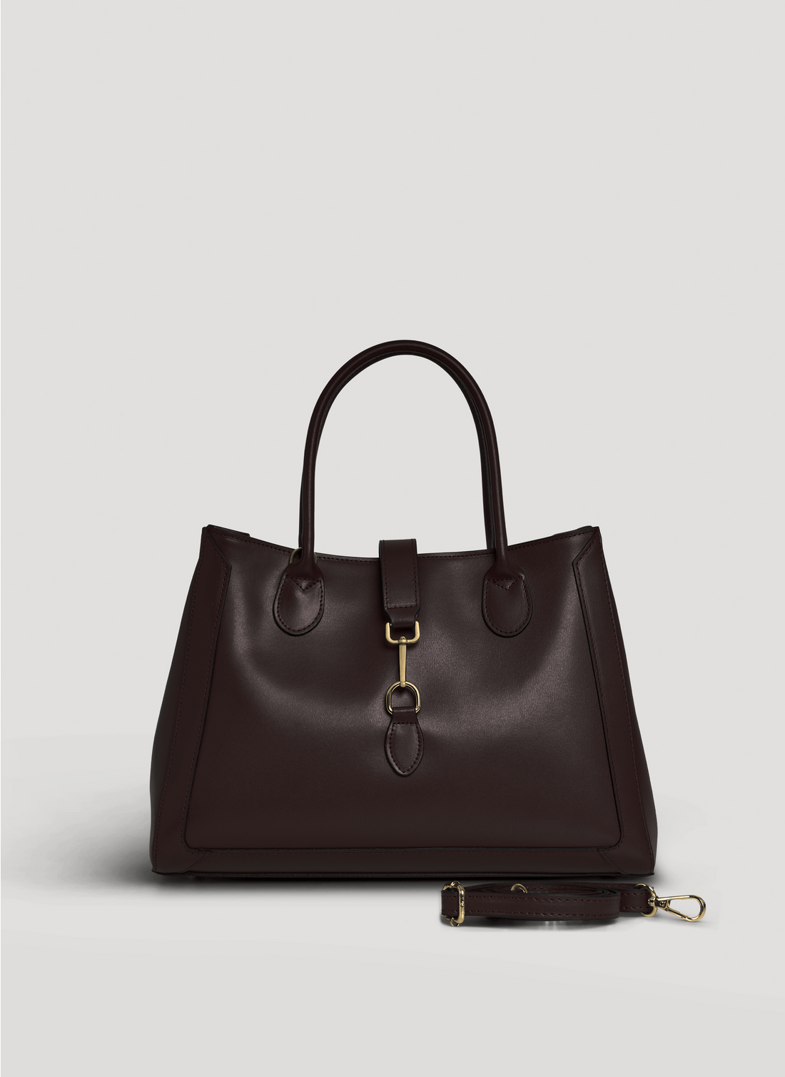 Borsa Chloe in pelle spazzolata Testa di moro - Voemièn