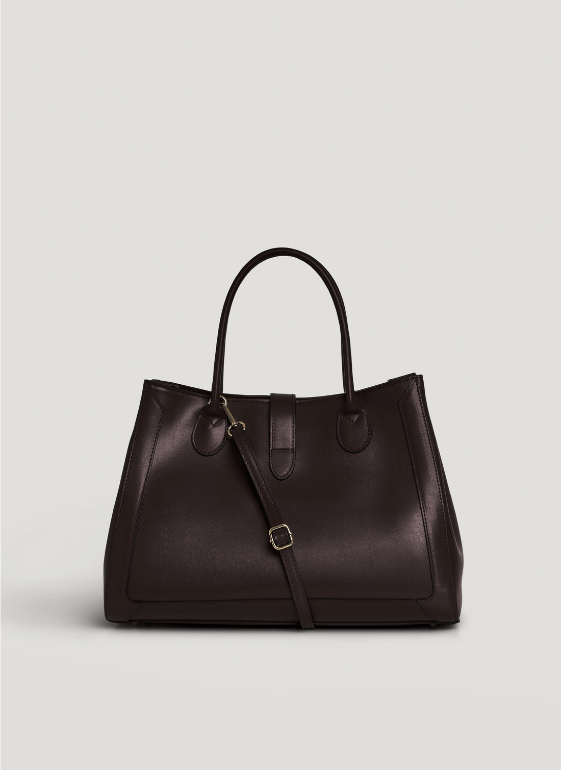 Borsa Chloe in pelle spazzolata Testa di moro - Voemièn