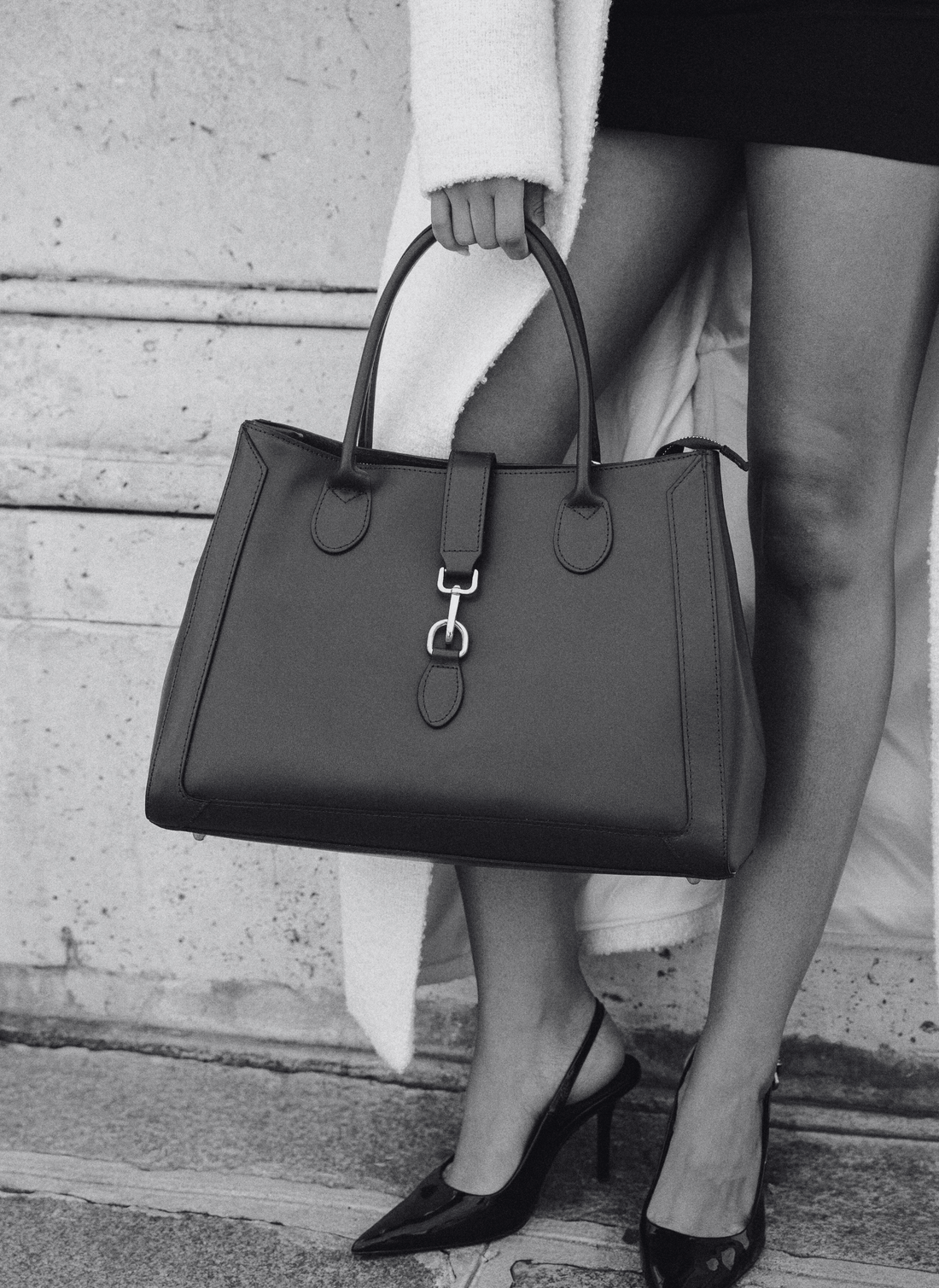 Borsa Chloe in pelle spazzolata Testa di moro - Voemièn