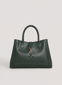 Borsa Chloe in pelle spazzolata Verde Bosco