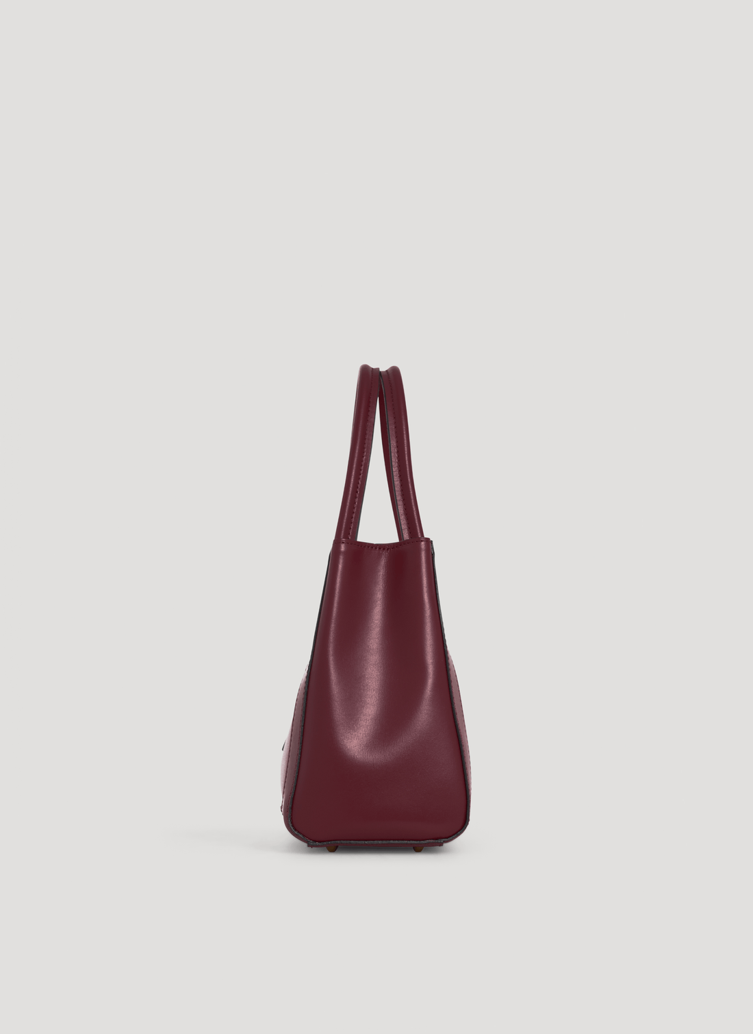 Borsa Chloe micro in pelle spazzolata Borgogna - Voemièn