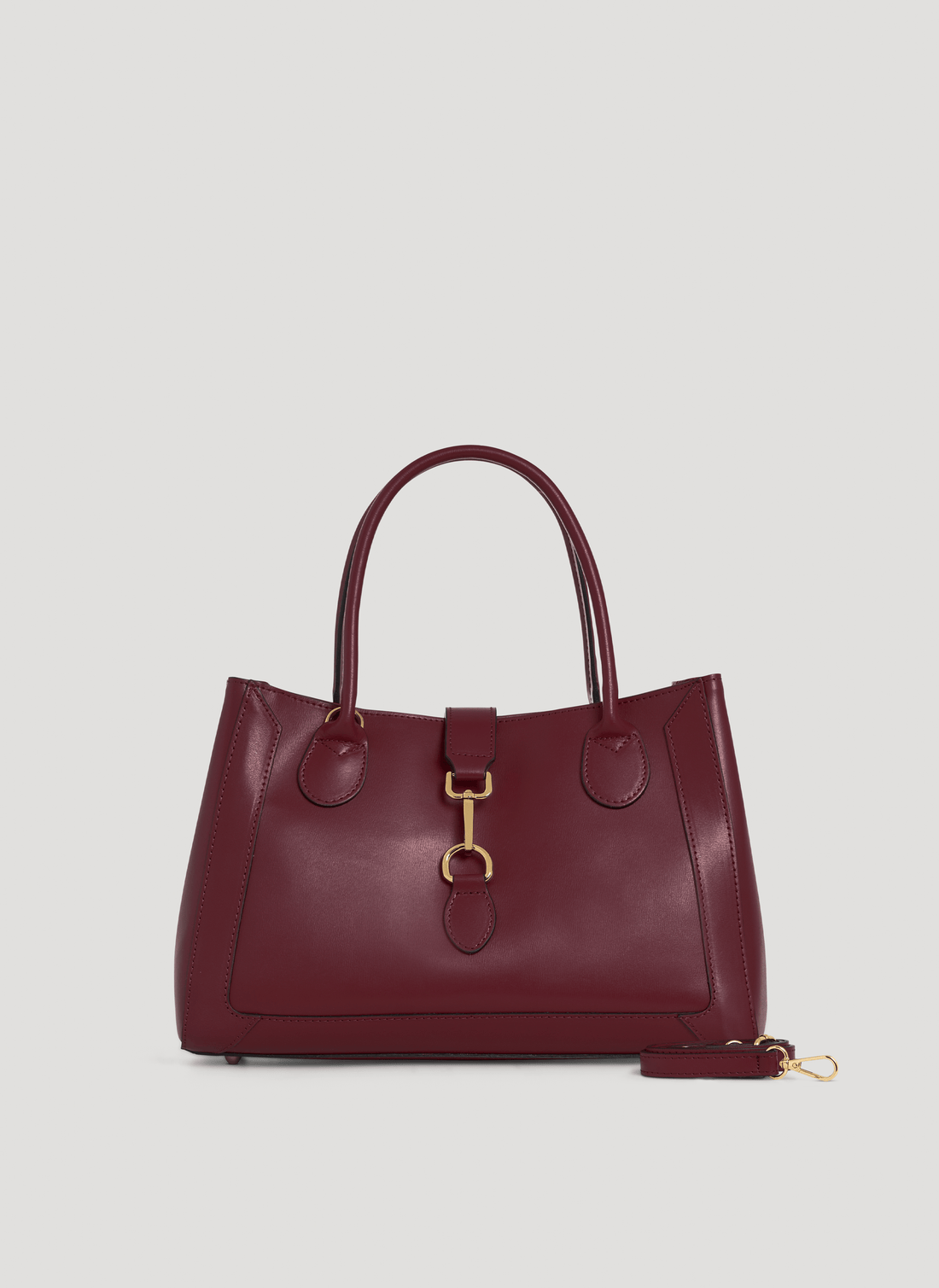 Borsa Chloe micro in pelle spazzolata Borgogna - Voemièn