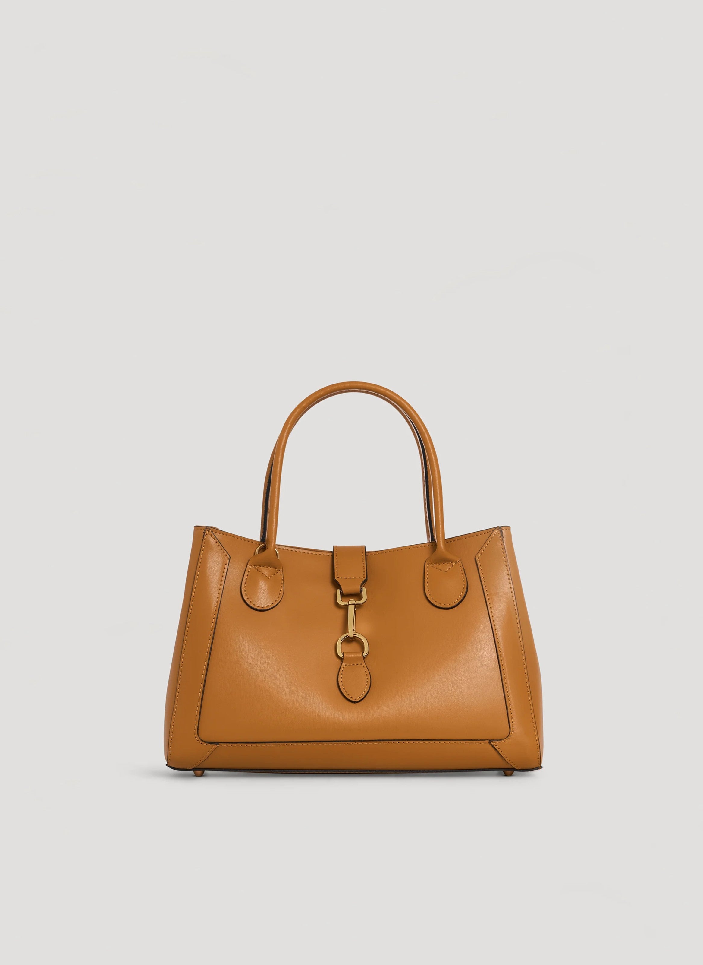 Borsa Chloe Media in pelle spazzolata Cuoio - Voemièn