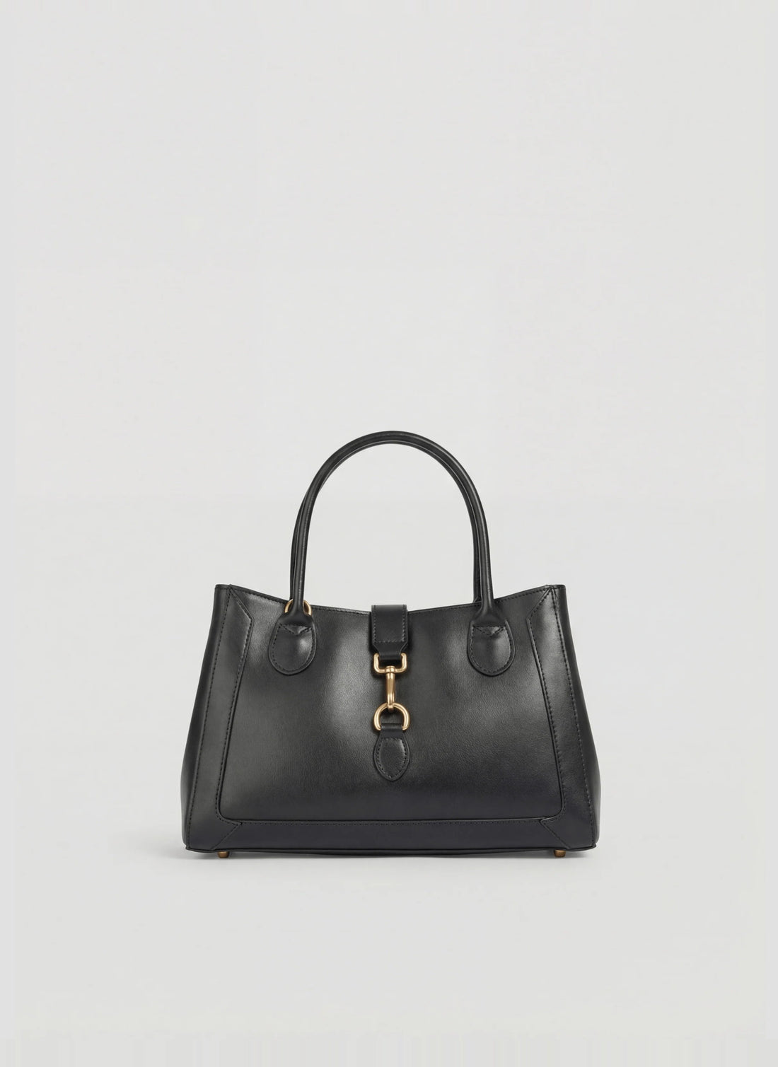 Borsa Chloe Media in Pelle Spazzolata Nera - Voemièn