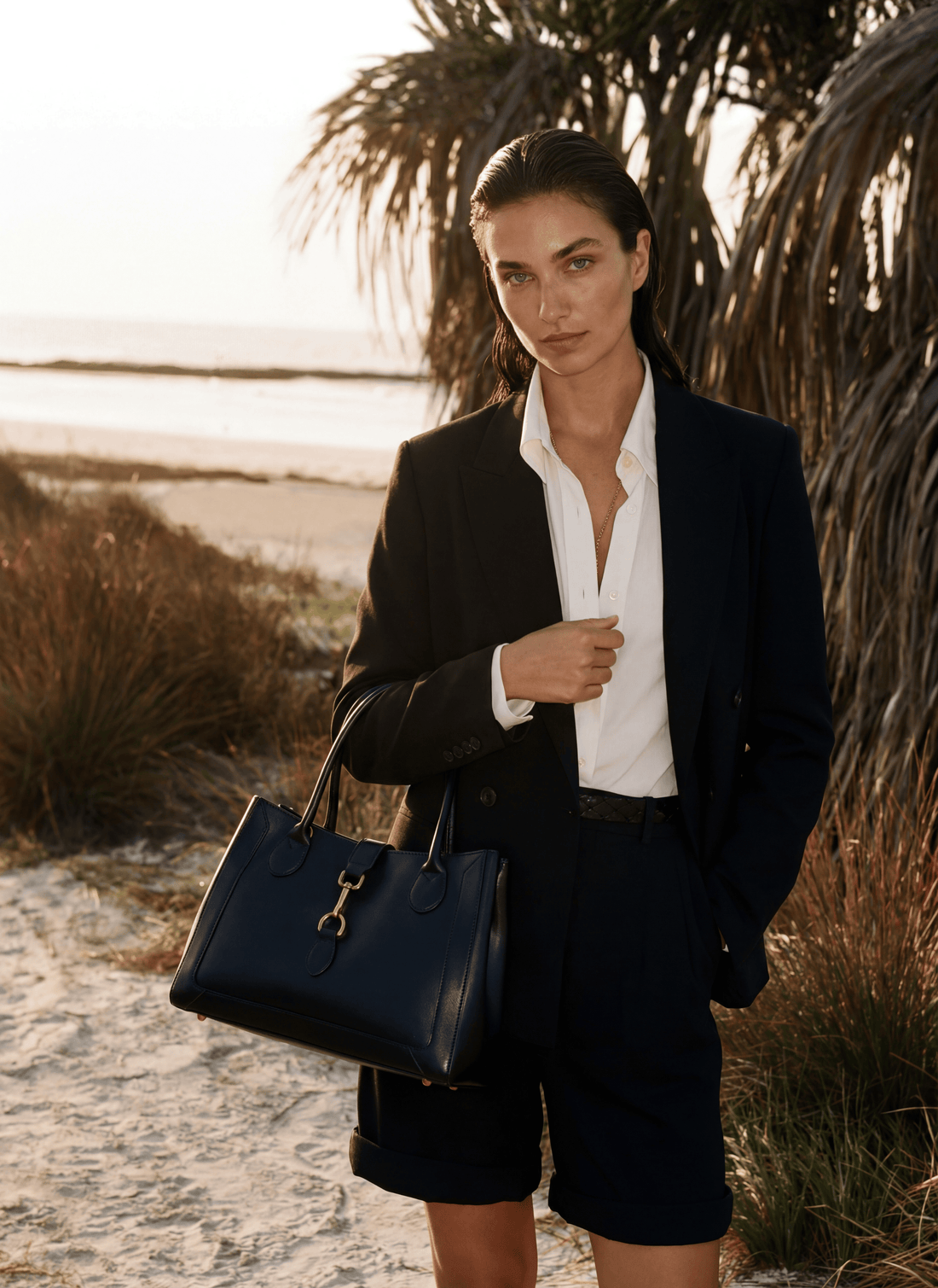 Borsa Chloe Micro in Pelle Spazzolata Nera - Voemièn