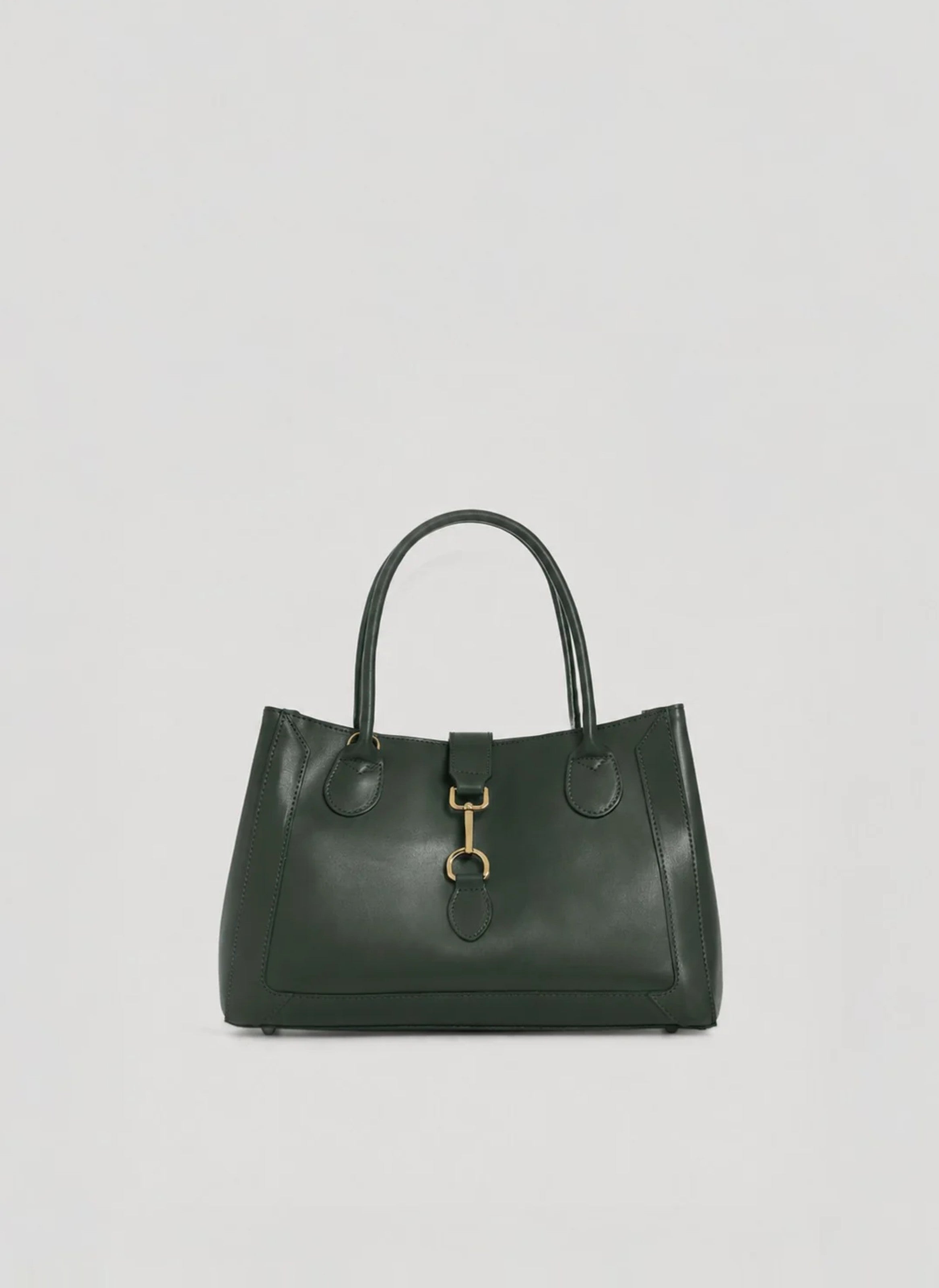Borsa Chloe Media in pelle spazzolata Verde Bosco