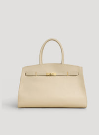 Borsa Driade in Pelle Dollaro Crema