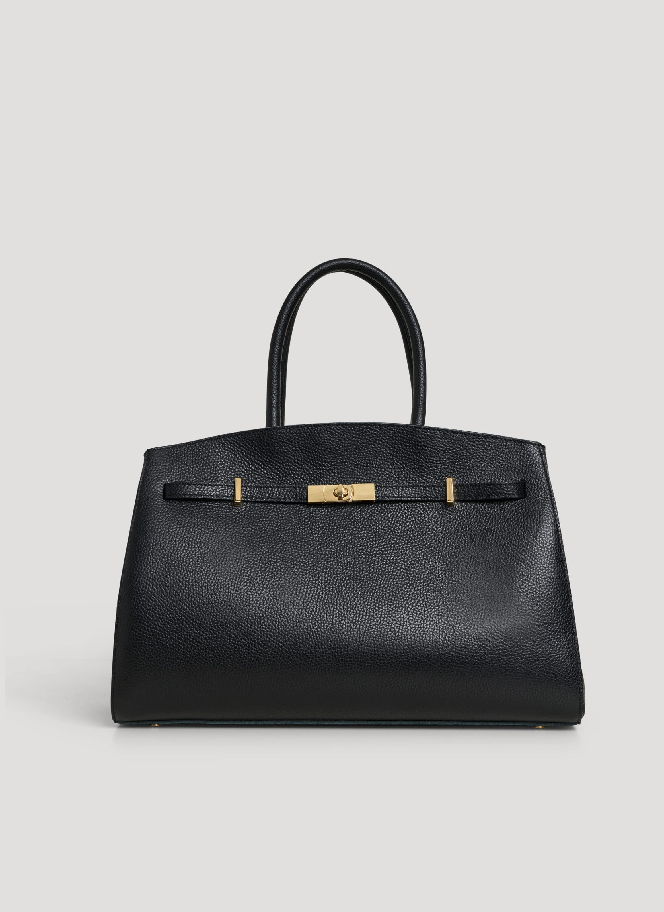 Borsa Driade in Pelle Dollaro Nera - Voemièn