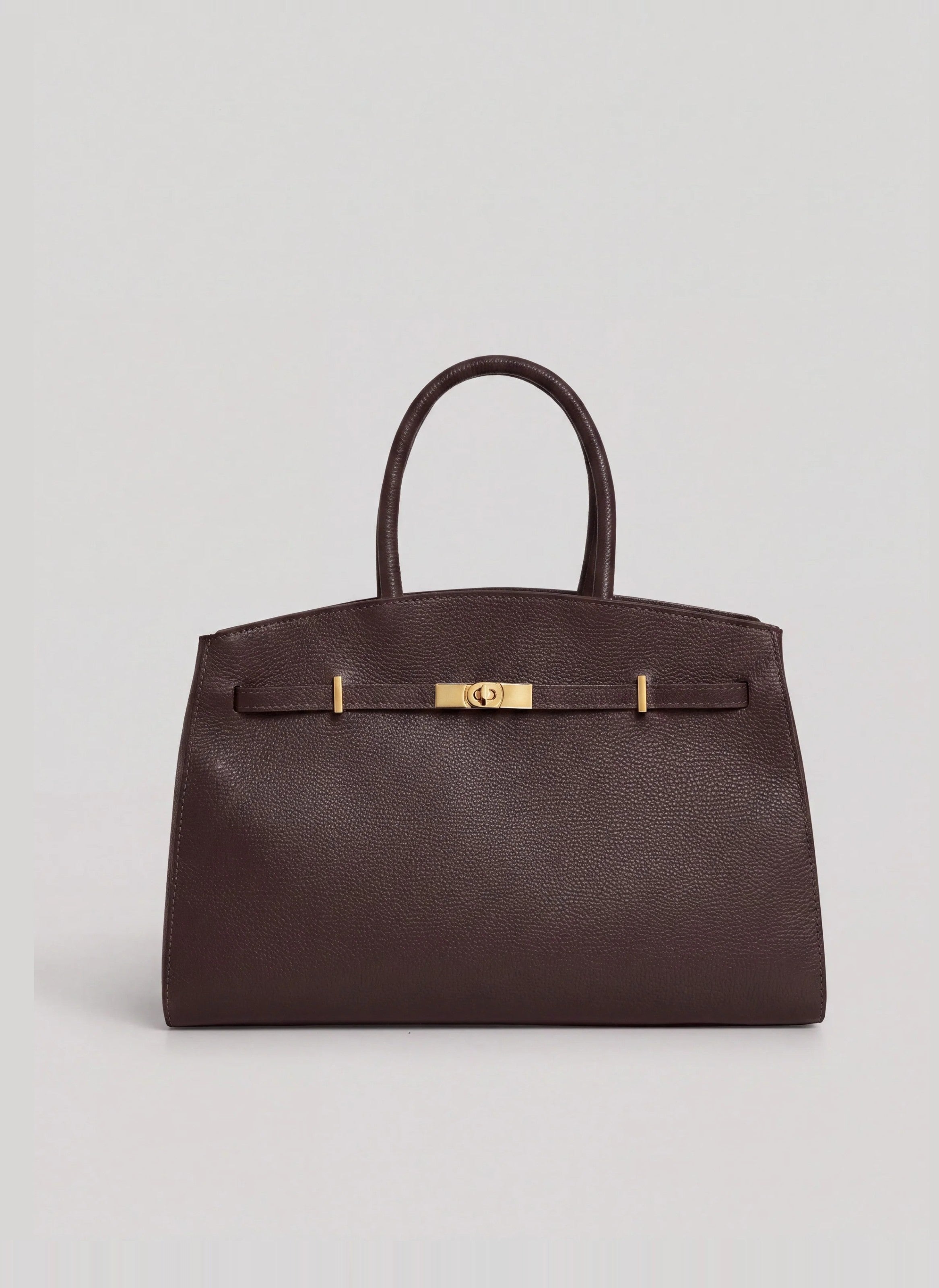 Borsa Driade in Pelle Testa di moro