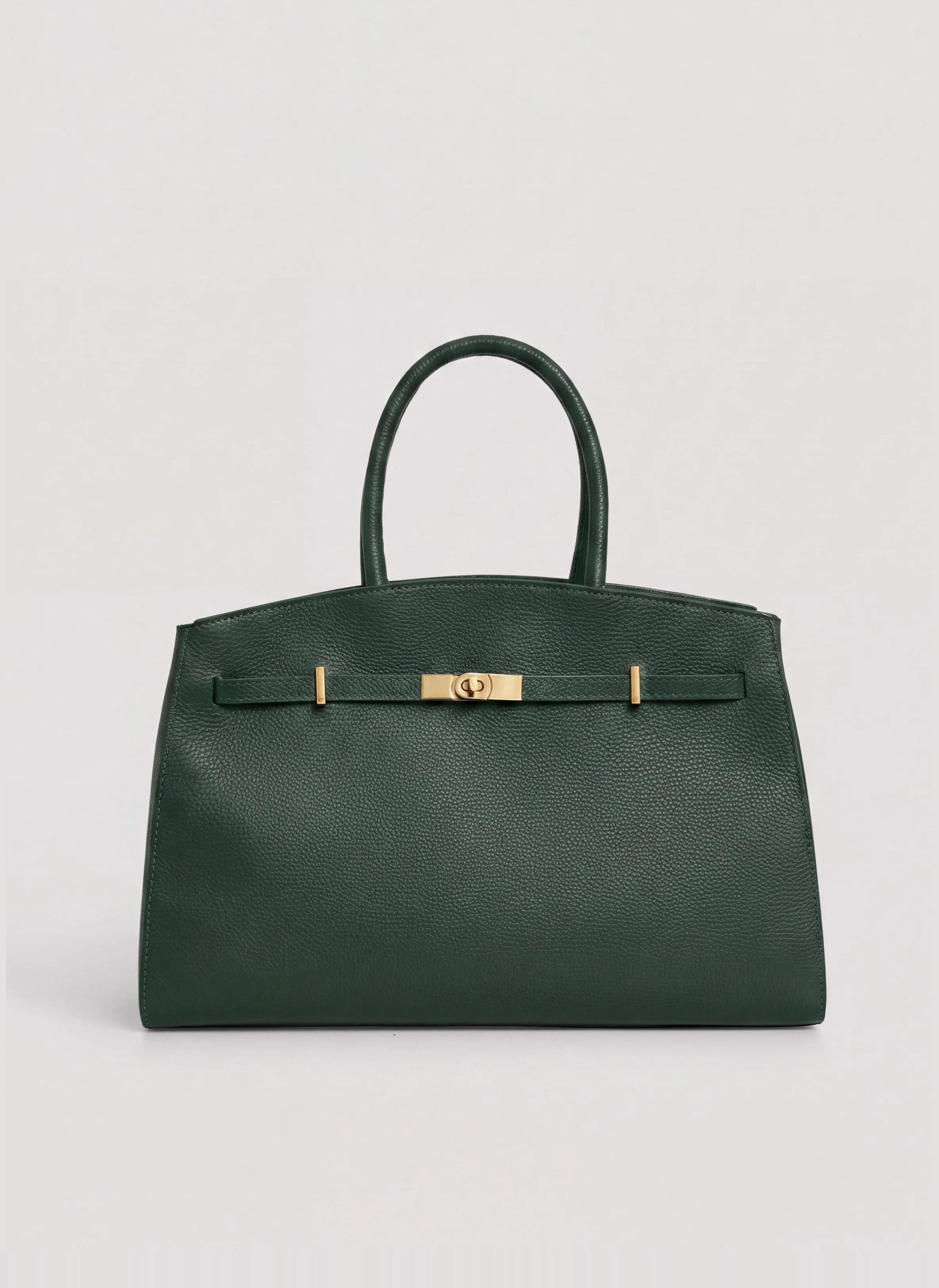 Borsa Driade in Pelle Verde Bosco