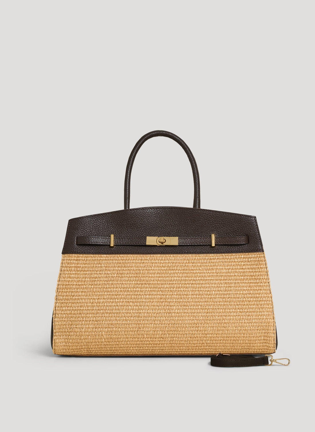 Borsa Driade in Pelle e Rafia Testa di Moro - Voemièn