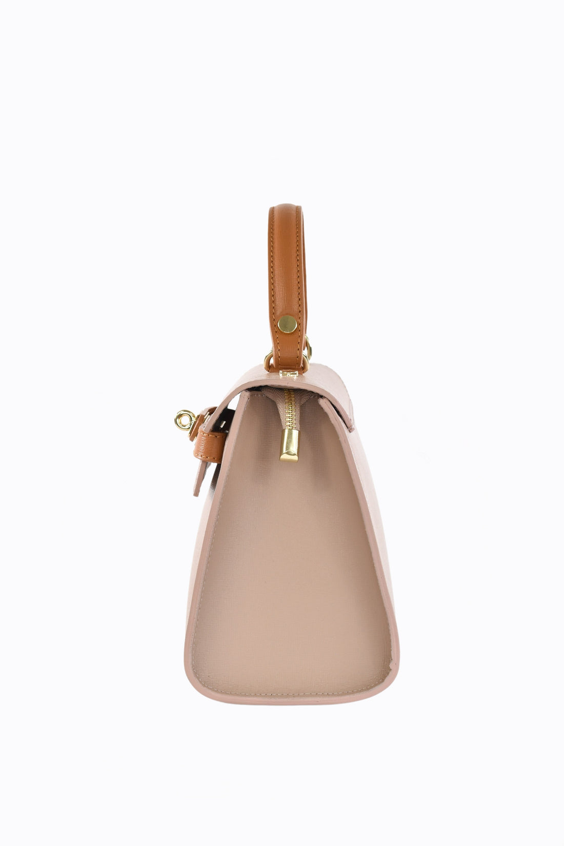 Sac Freydis en cuir dollar Beige