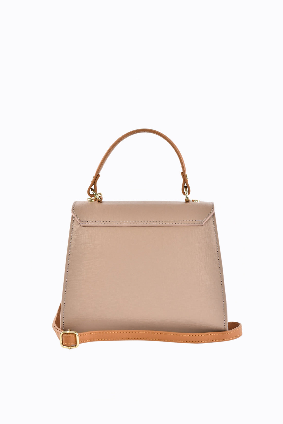 Sac Freydis en cuir dollar Beige