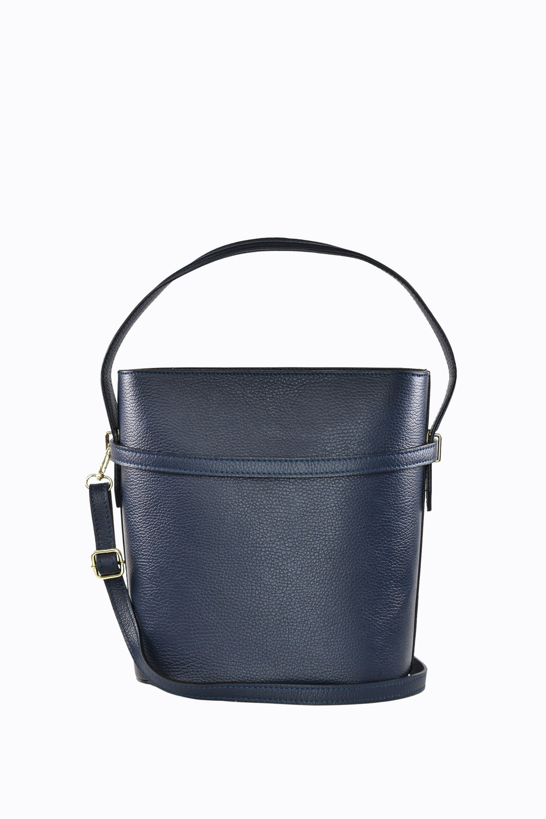 Borsa Louise in pelle Dollaro Blu Navy