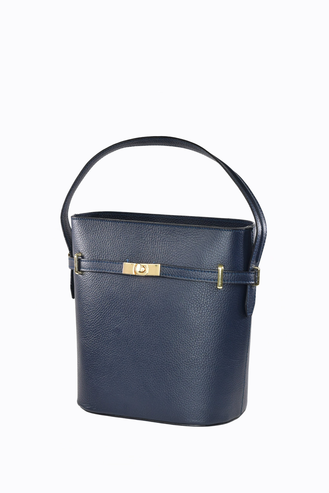 Borsa Louise in pelle Dollaro Blu Navy