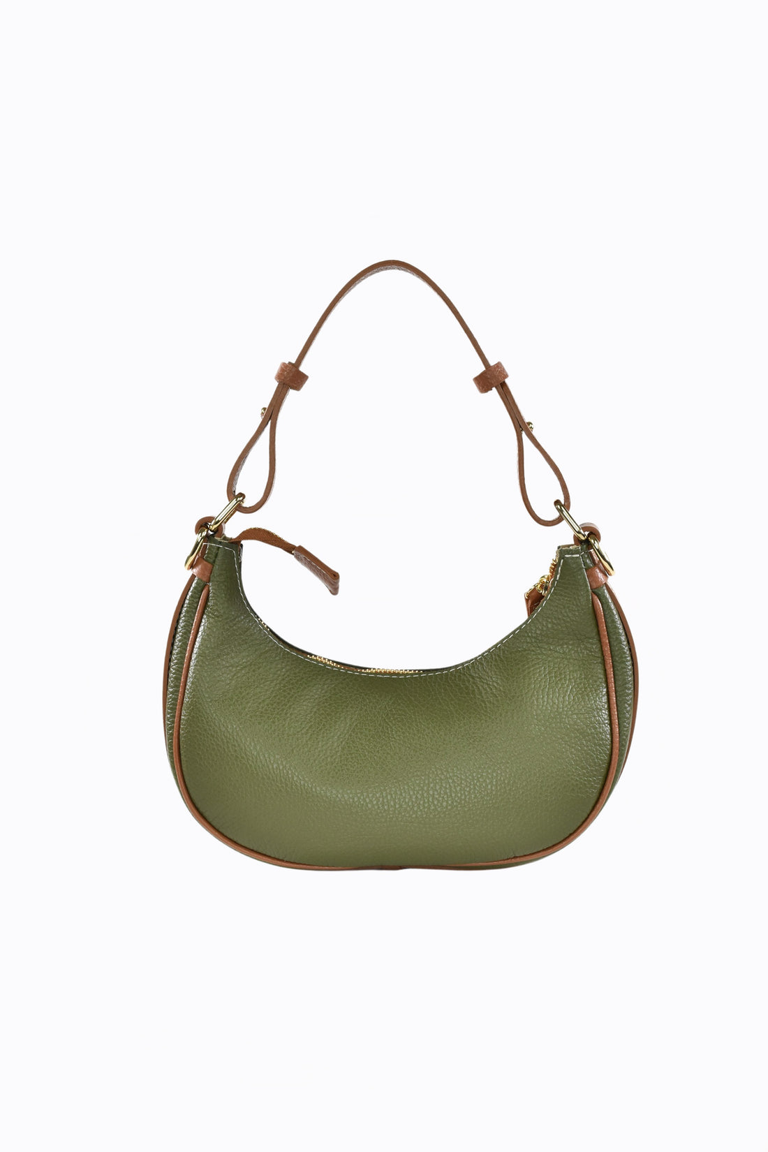 Borsa Maeve in pelle Dollaro Verde Oliva