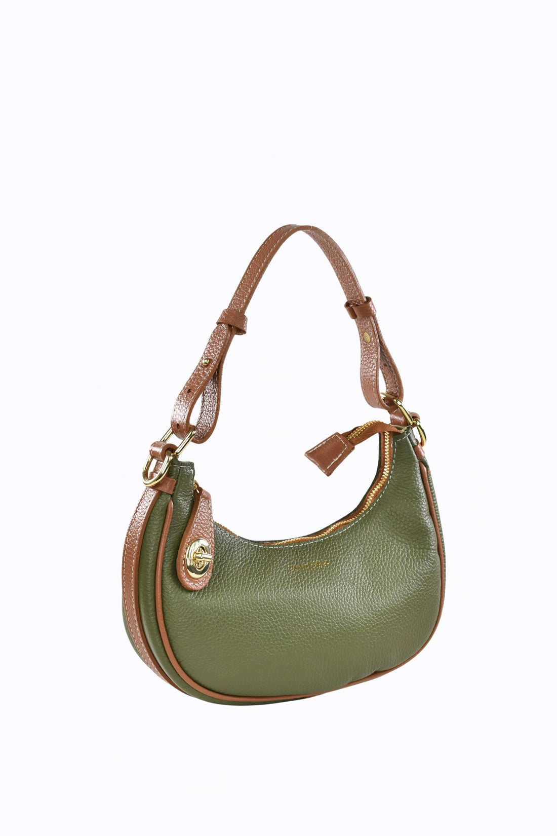 Borsa Maeve in pelle Dollaro Verde Oliva