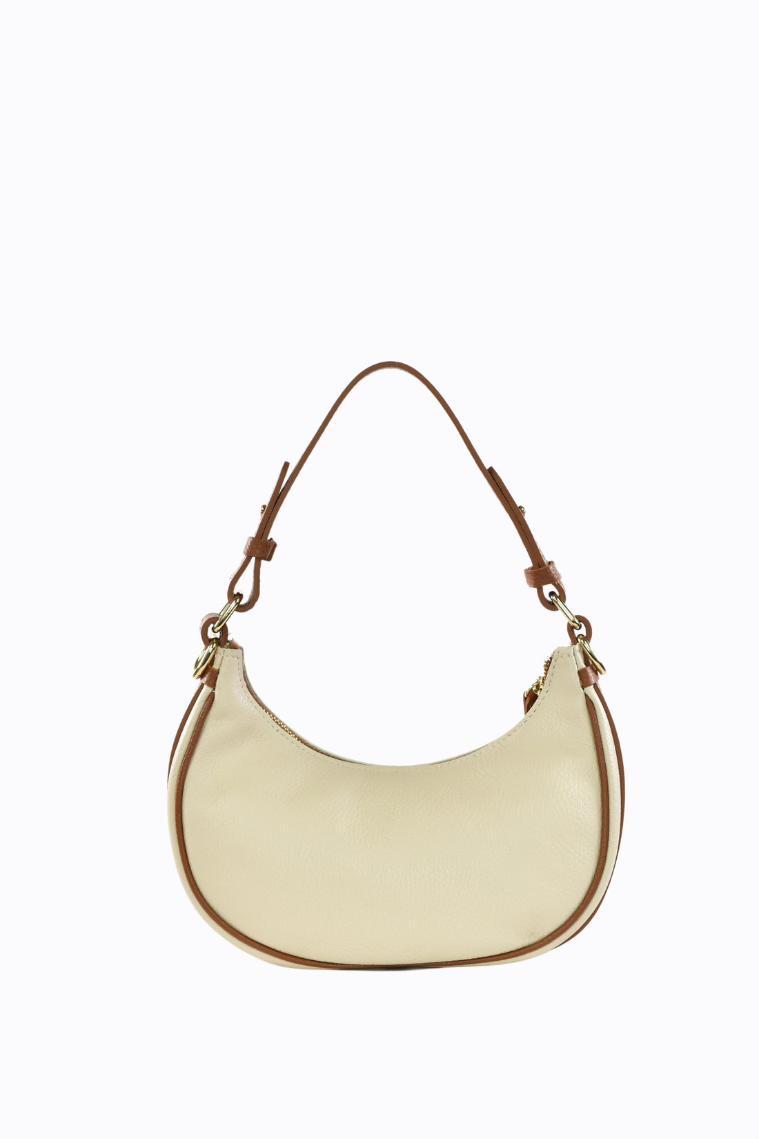 Borsa Maeve in pelle Dollaro Beige