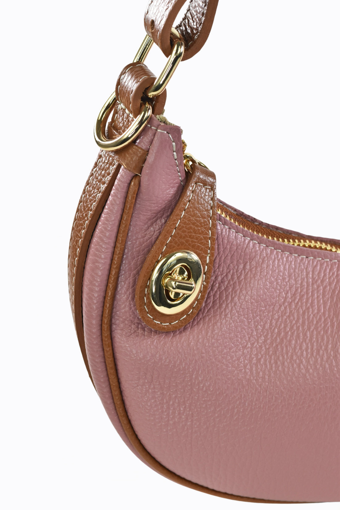 Borsa Maeve in pelle Dollora Rosa Antico