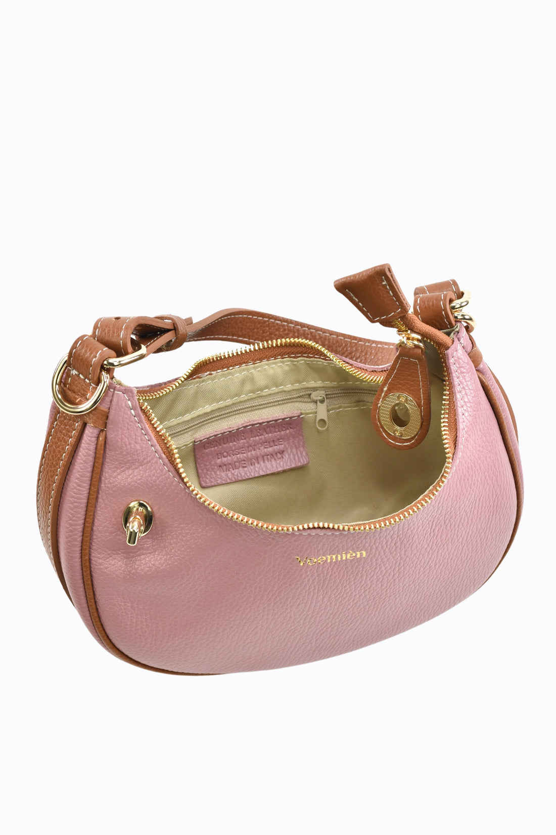 Borsa Maeve in pelle Dollora Rosa Antico