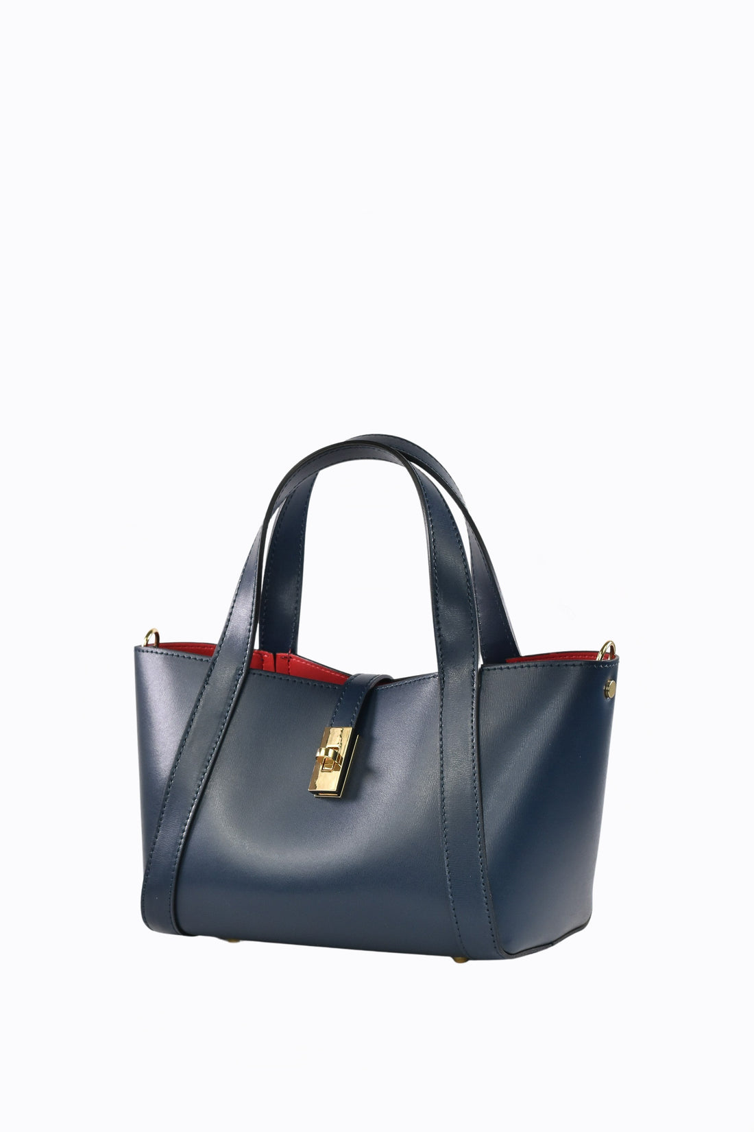 Borsa Eleonor in pelle Spazzolata Blu Navy