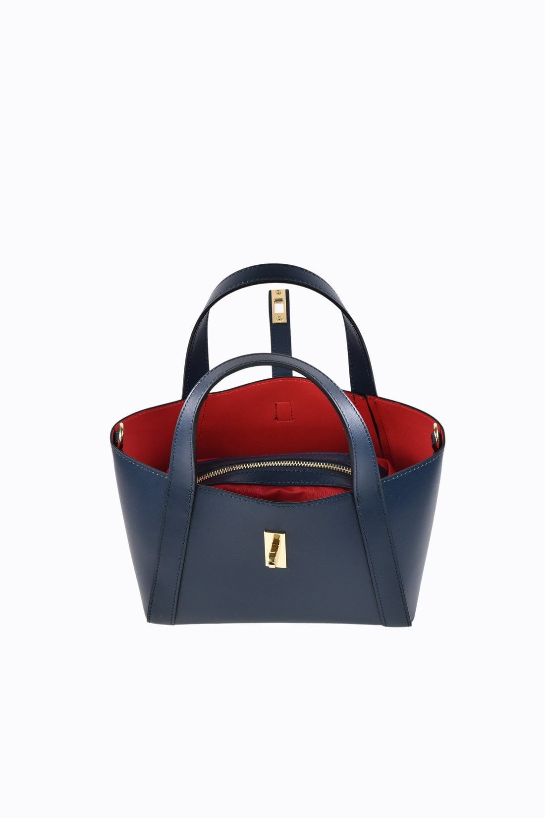 Borsa Eleonor in pelle Spazzolata Blu Navy