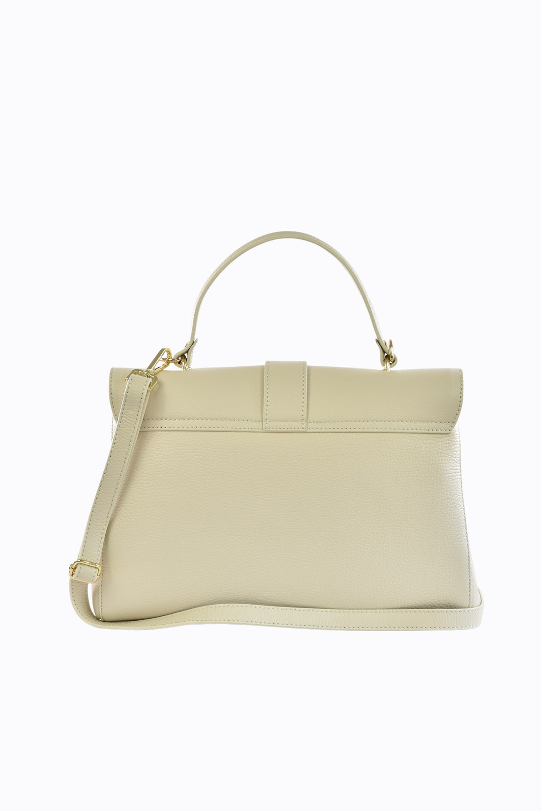 Borsa Ophelia in pelle Dollaro Beige