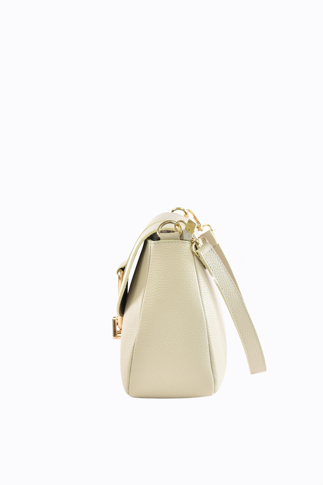 Borsa Clara in pelle Dollaro Beige