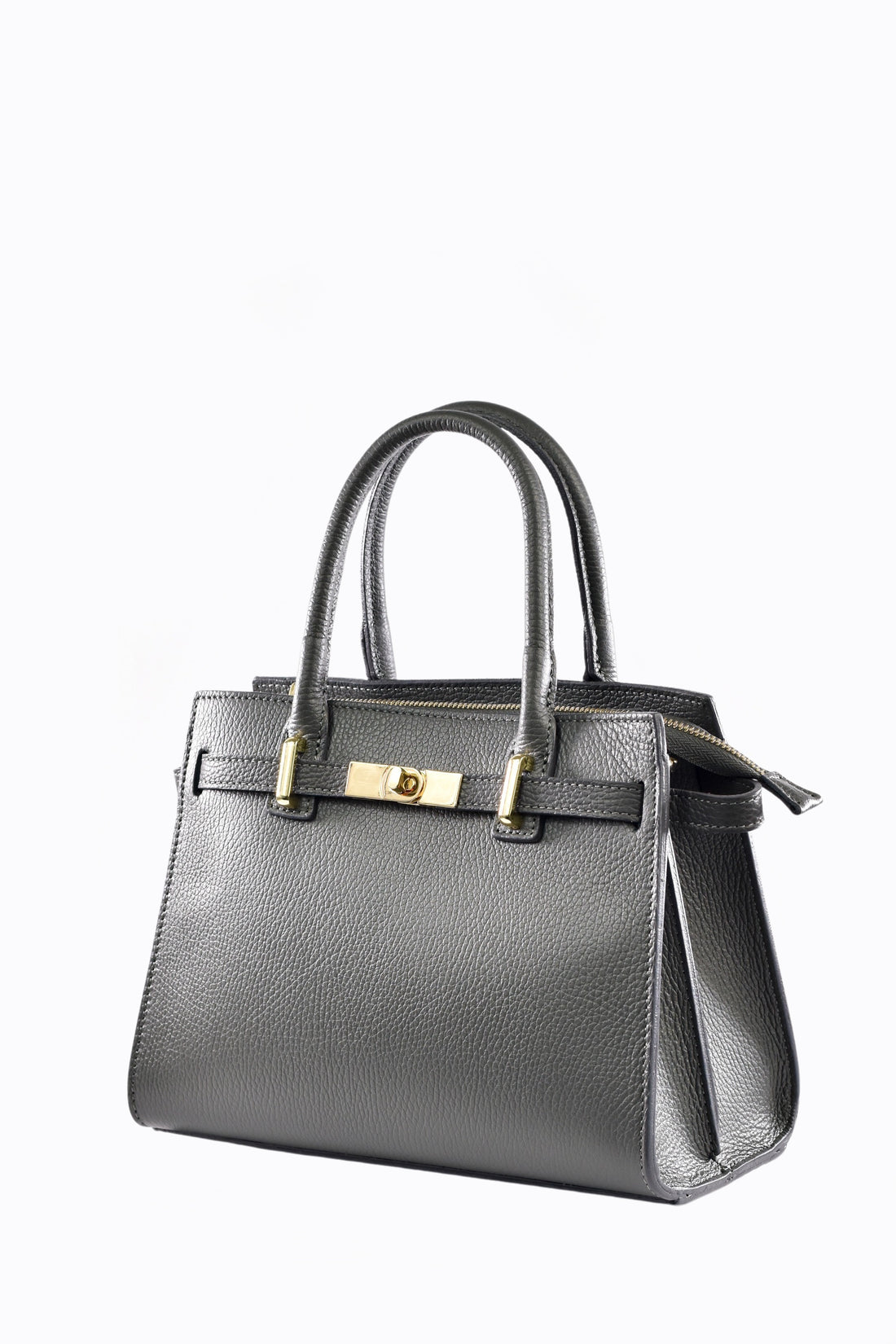 Grace bag in Gray Dollar leather