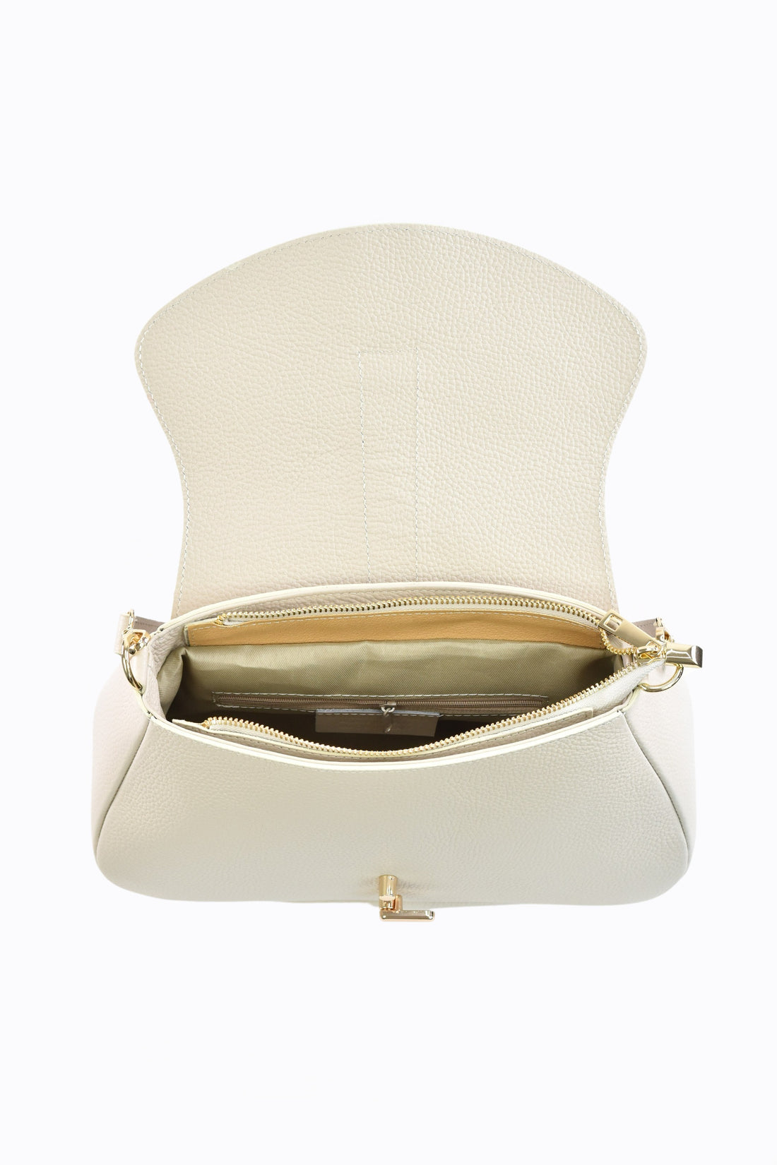 Borsa Clara in pelle Dollaro Beige