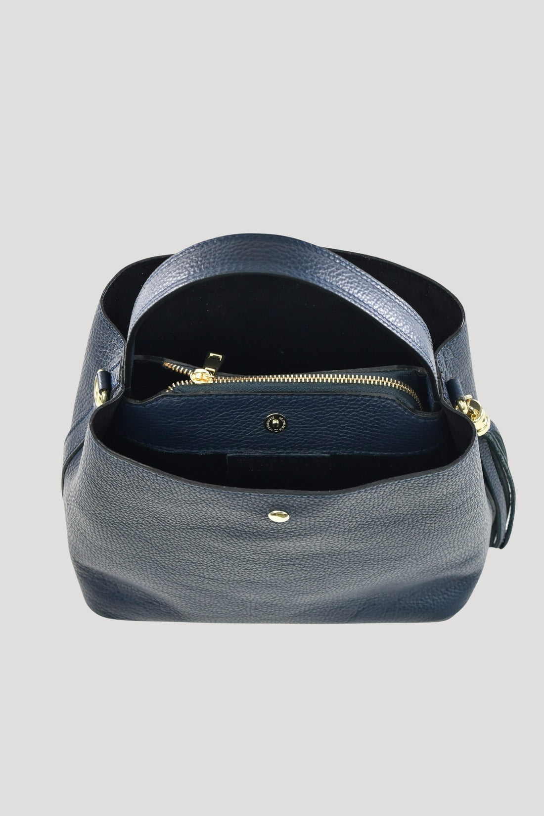 Borsa Kendy in pelle Dollaro Blu Navy