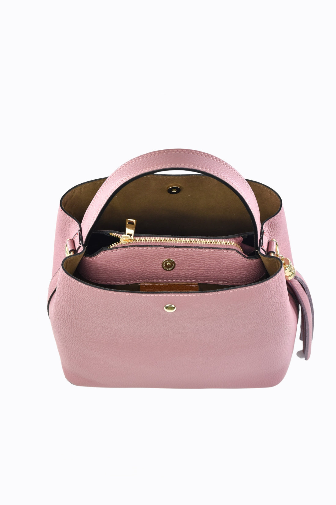 Borsa Kendy in pelle Dollaro Rosa Antico