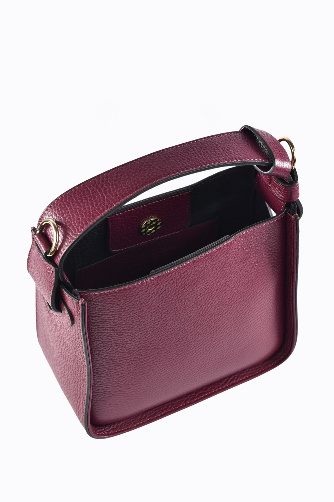Kendall bag in Plum Dollar leather
