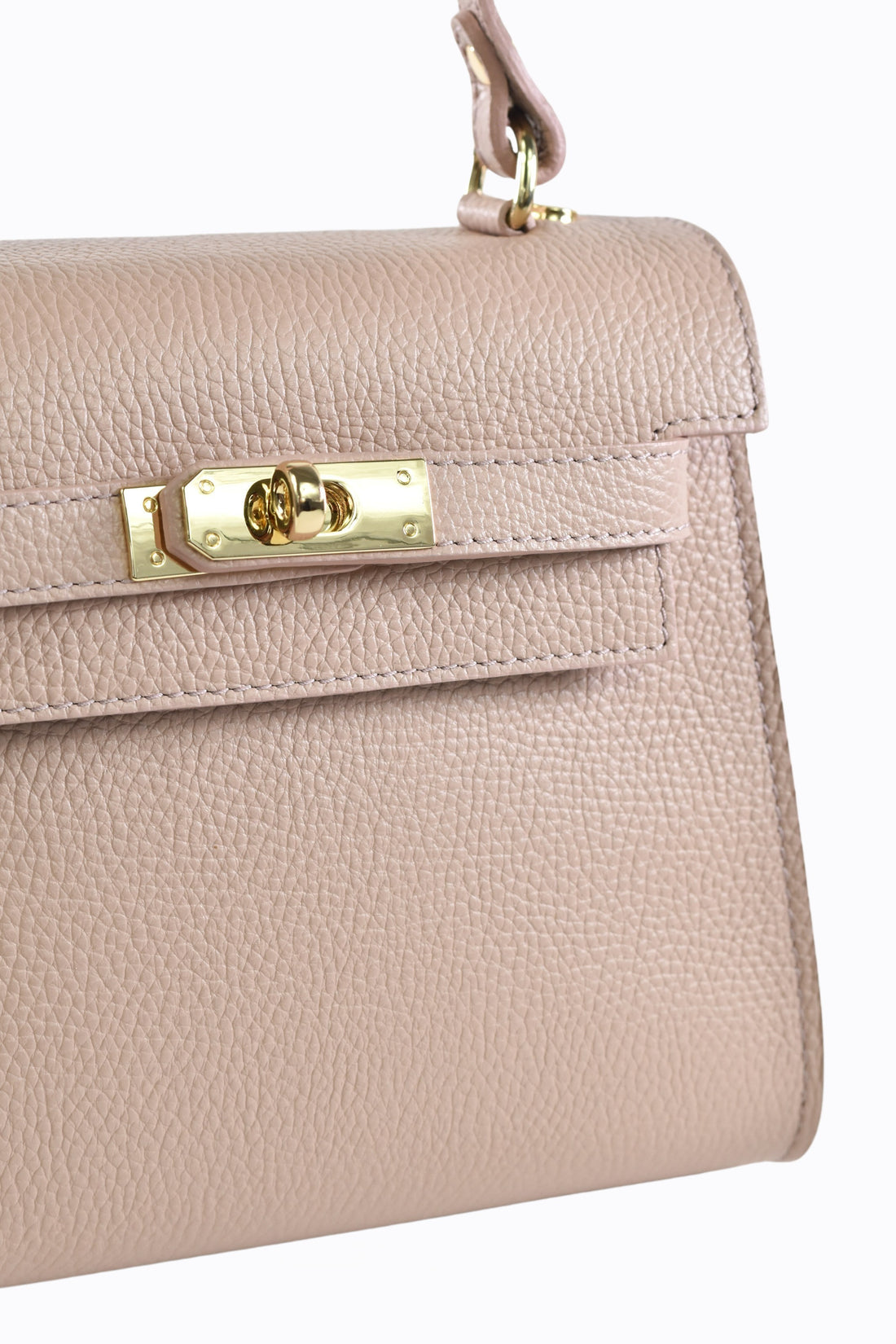 Sac Freydis en cuir dollar Beige