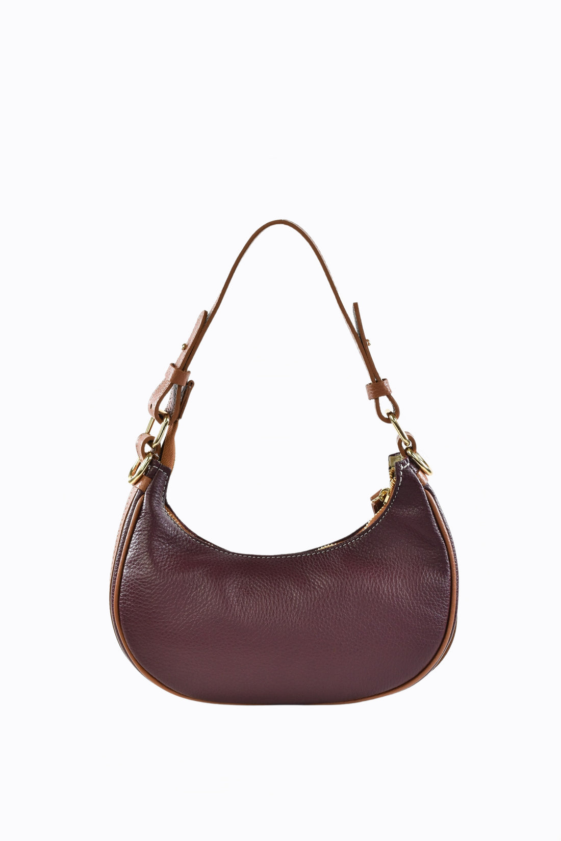 Borsa Maeve in pelle Dollaro Bordeaux