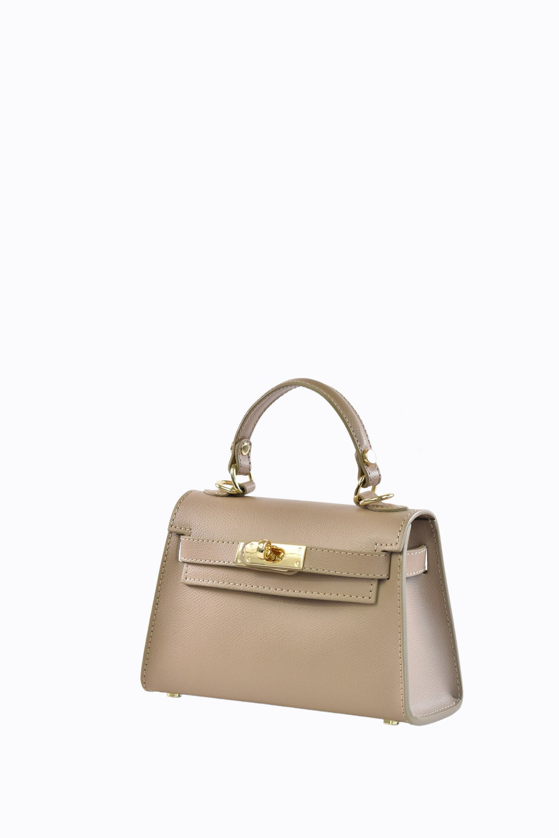 Sac Freydis en cuir dollar Beige