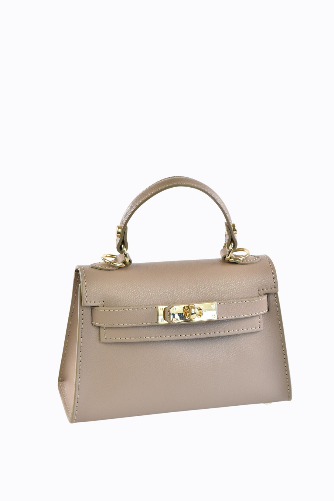 Borsa Victoria in pelle Epson Taupe chiaro